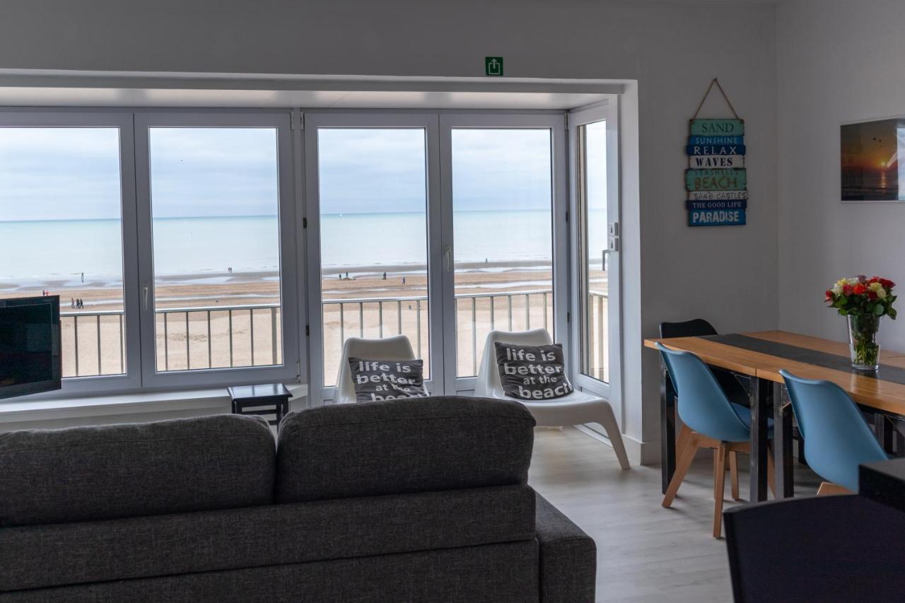Modern Appartement Met Uniek Zeezicht Koksijde Exteriör bild