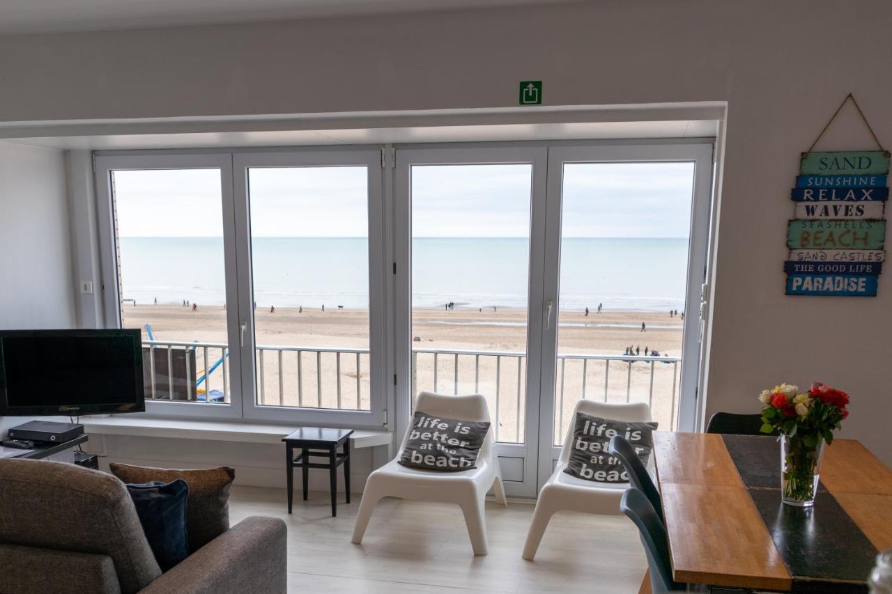 Modern Appartement Met Uniek Zeezicht Koksijde Exteriör bild