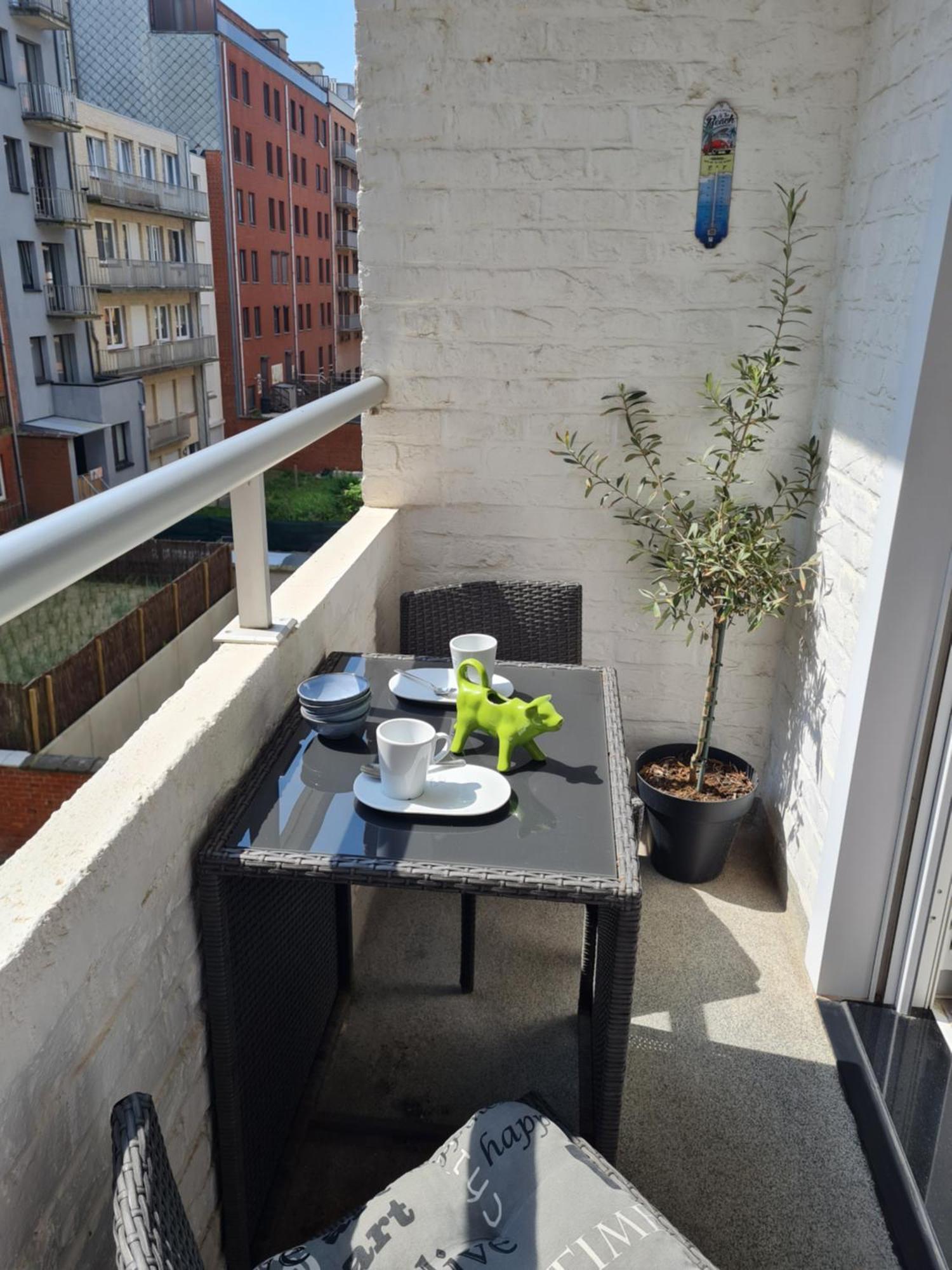 Modern Appartement Met Uniek Zeezicht Koksijde Exteriör bild